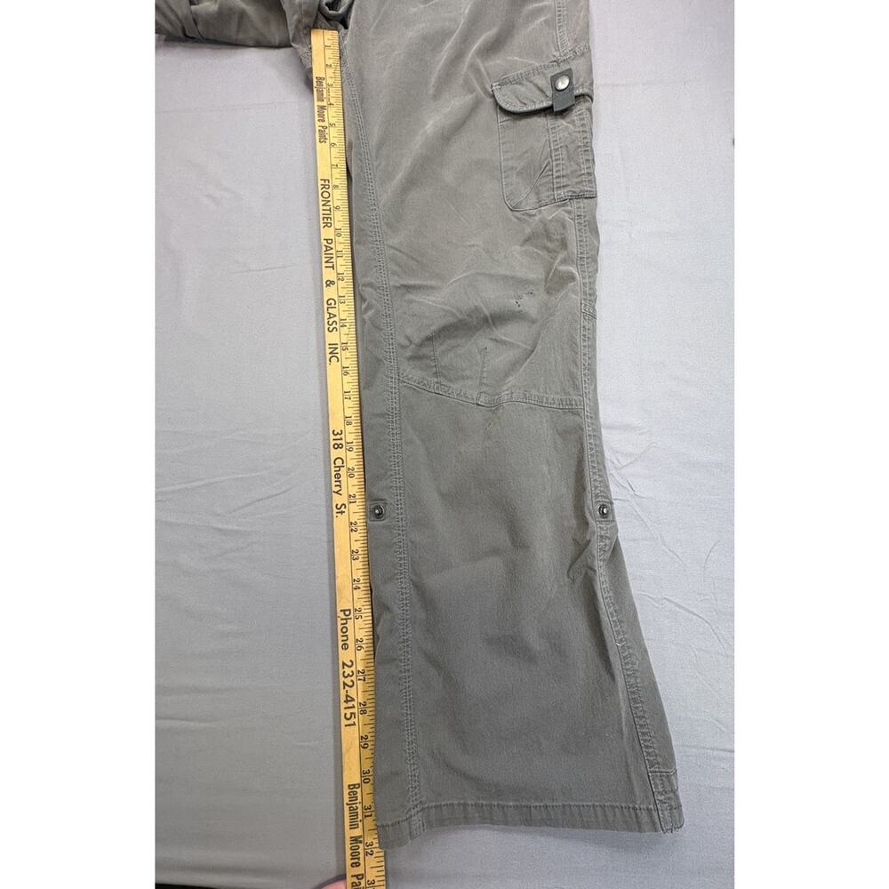KUHL Born In The Mountain Roll Up Hiking Pants Women’s Size 12 Reg Gray Outdoor - Picture 9 of 12